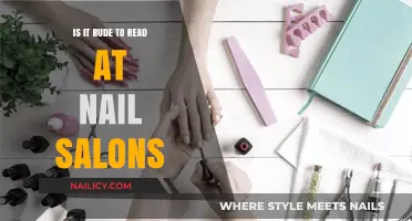 Is Reading at Nail Salons Polite or Socially Awkward?