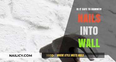 Hammering Nails into Walls: Safety Tips and Best Practices