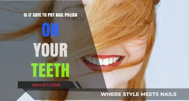Is Nail Polish on Teeth Safe? Risks and Alternatives Explained