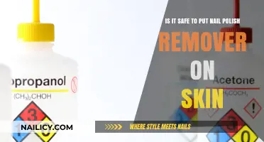 Nail Polish Remover: Safe for Skin Contact?
