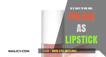 Nail Polish as Lipstick: Safe Alternative or Health Hazard?