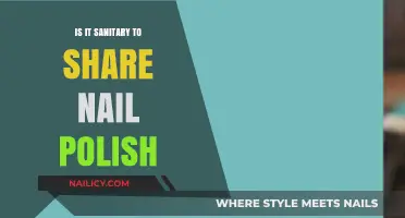 Sharing Nail Polish: Sanitary Practices and Potential Health Risks Explained