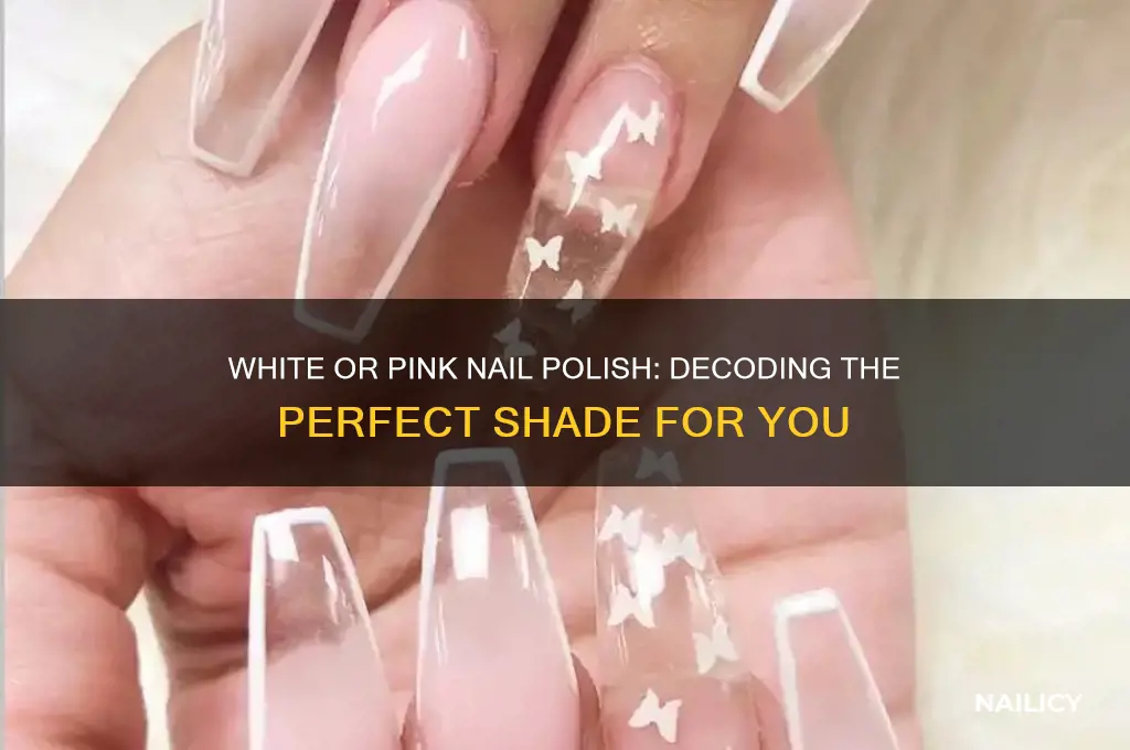 is it white is it pink nail polish