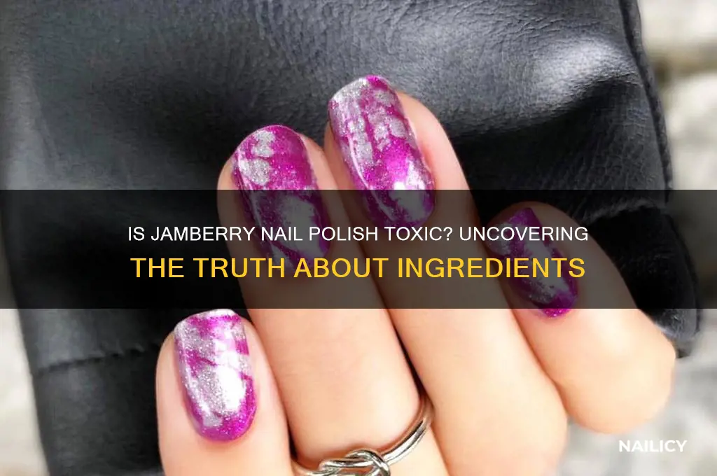 is jamberry finger nail polish product toxic