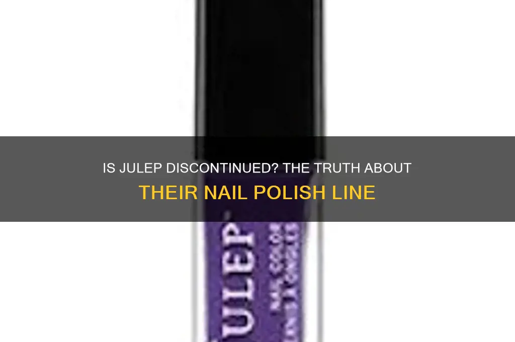 is julep discontinued nail polish