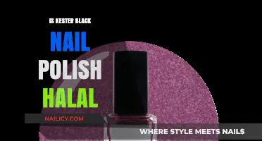 Is Kester Black Nail Polish Halal? A Comprehensive Guide