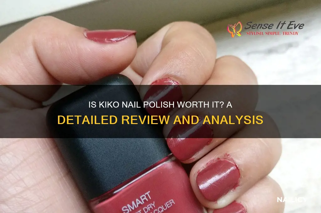 is kiko nail polish good
