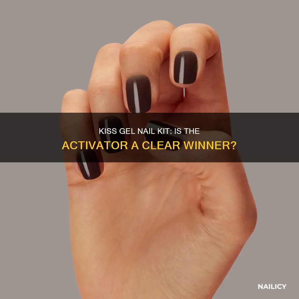 is kiss gel nail kit activator clear nail polish review