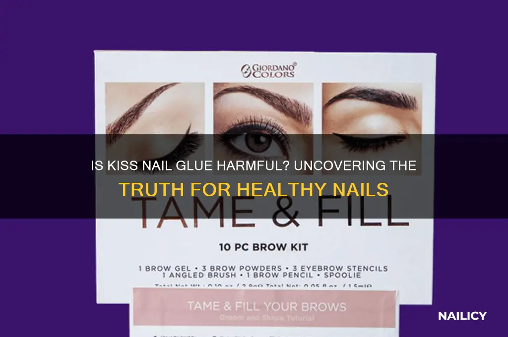 is kiss nail glue bad for your nails