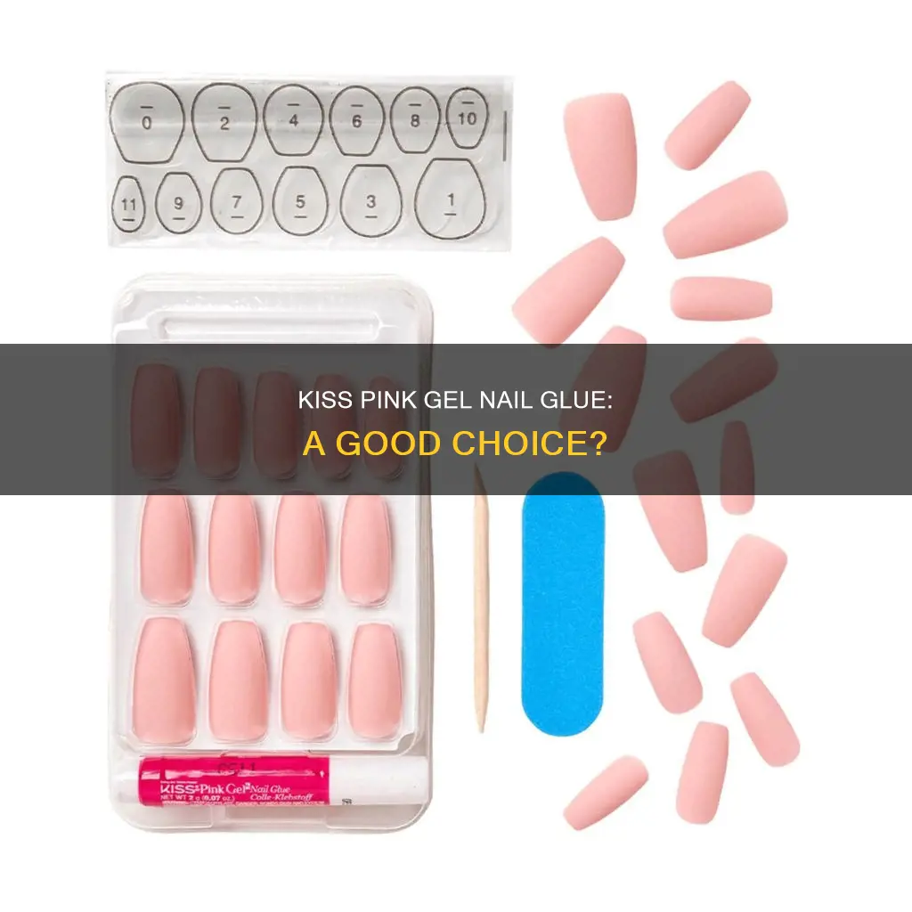 is kiss pink gel nail glue good