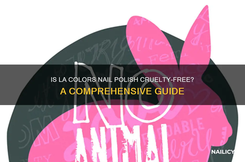 is la colors nail polish cruelty free
