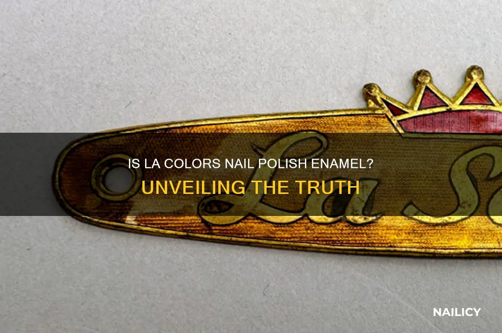 is la colors nail polish enamel
