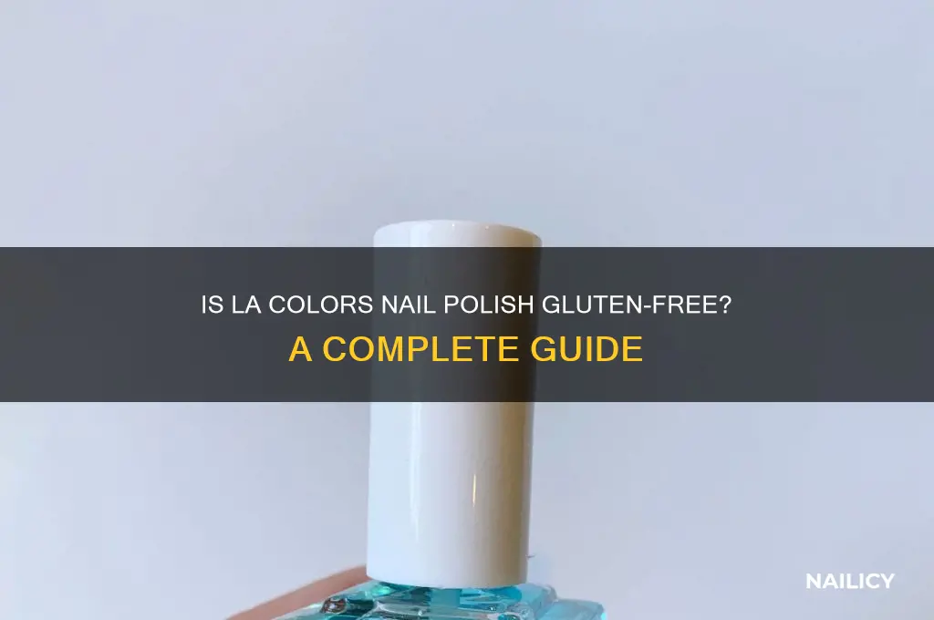 is la colors nail polish gluten free