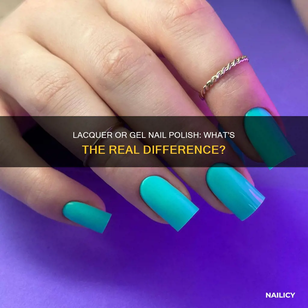 is lacquer nail polish gel