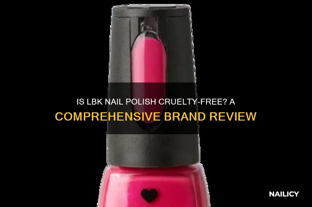 is lbk nail polish cruelty free