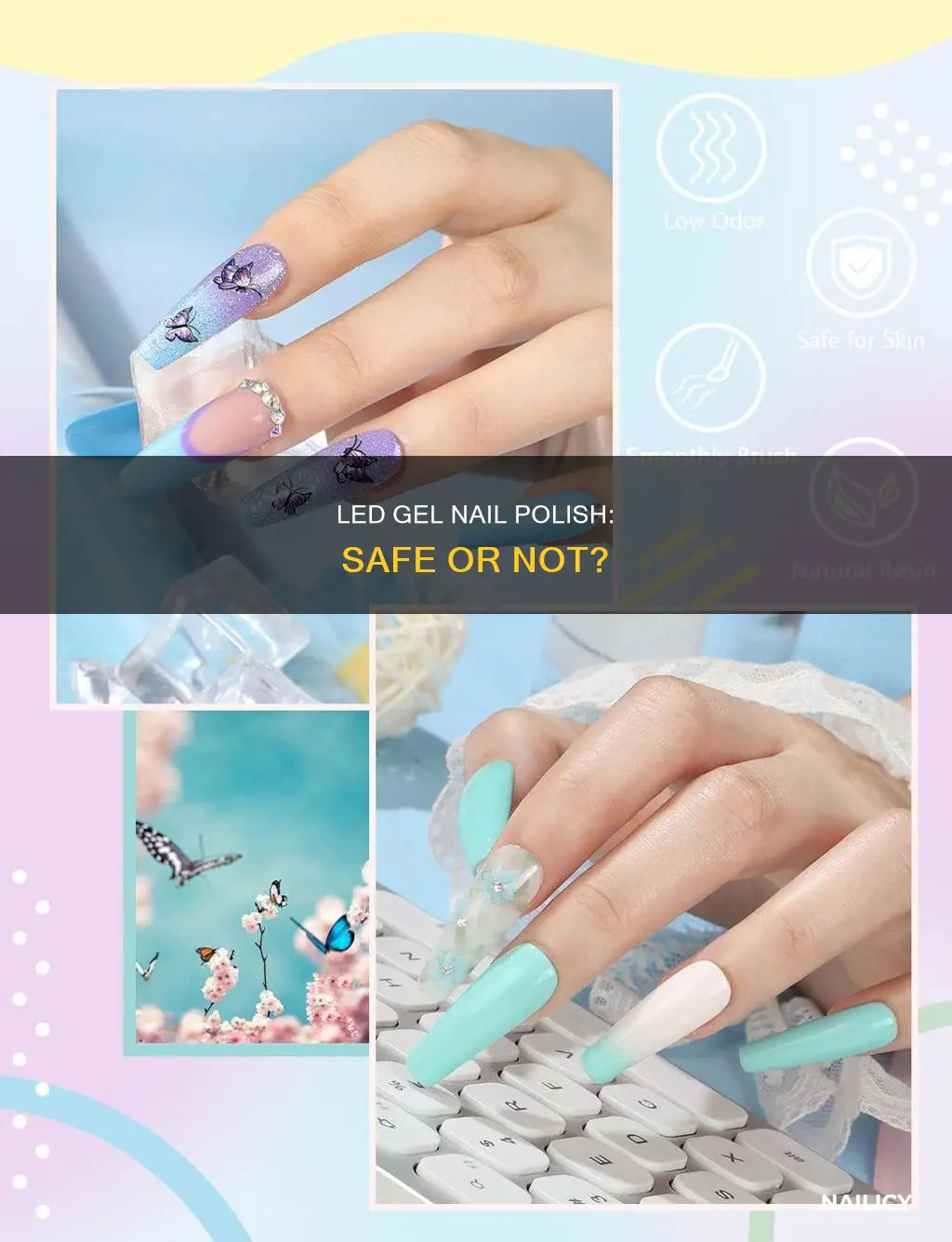is led gel nail polish safe