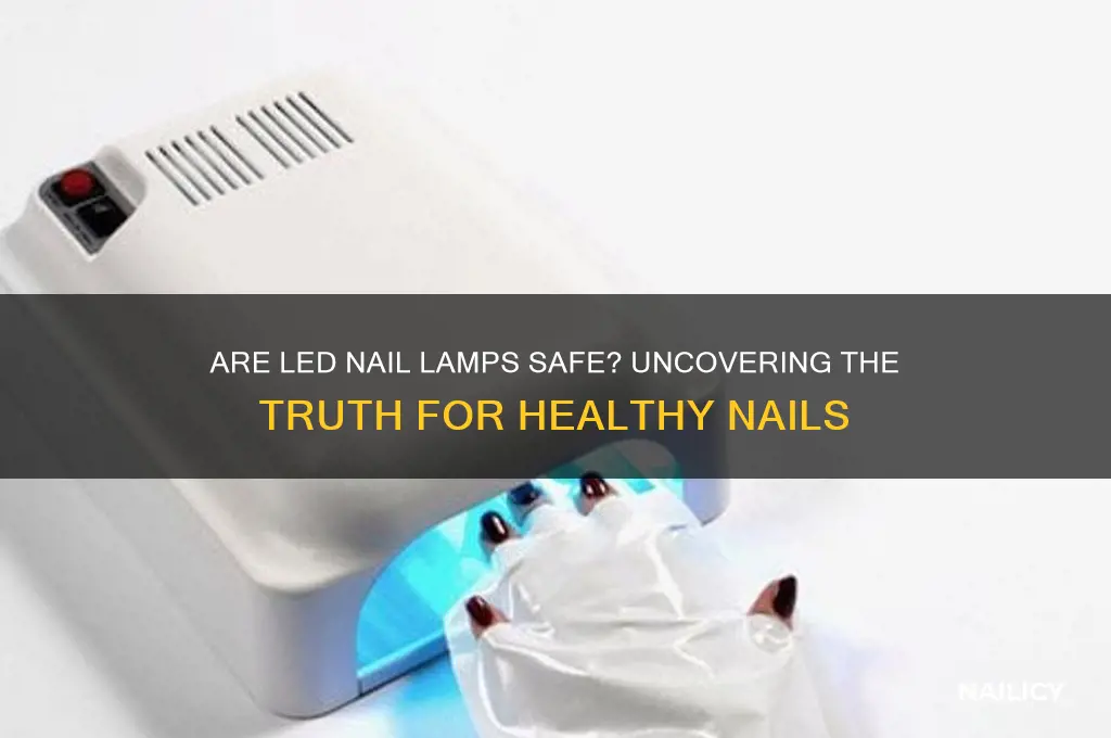 is led nail lamp safe