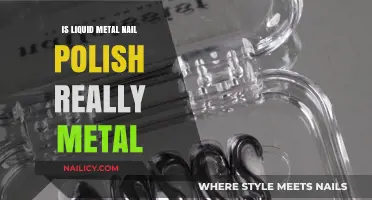 Is Liquid Metal Nail Polish Actually Metallic? Unveiling the Truth