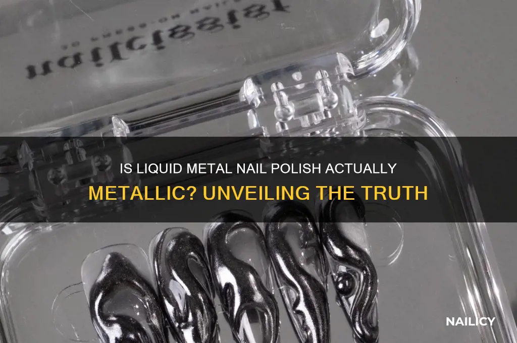is liquid metal nail polish really metal