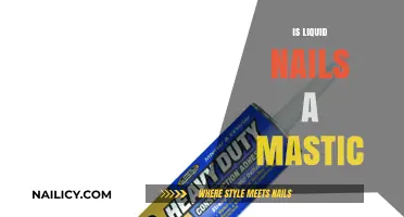 Exploring Adhesive Properties: Is Liquid Nails a Mastic?
