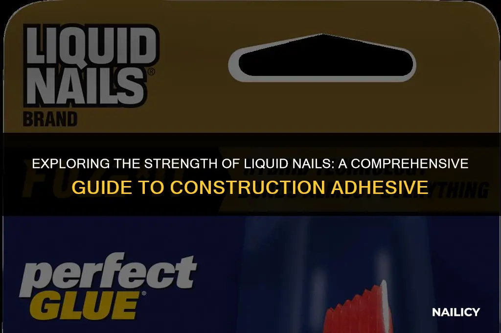 is liquid nails construction adhesive