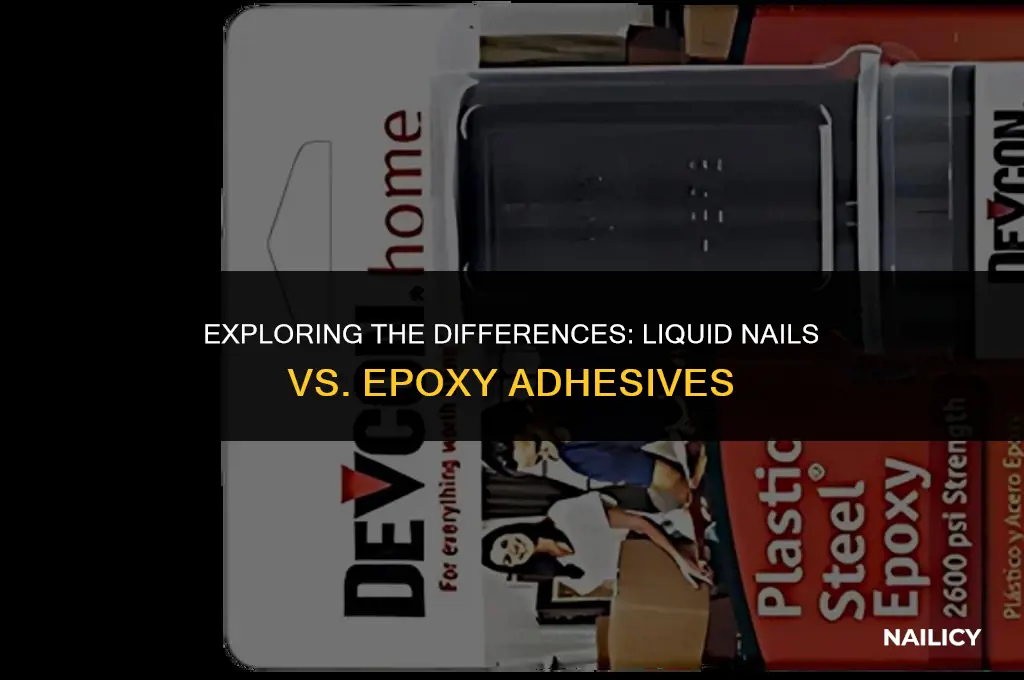 is liquid nails epoxy