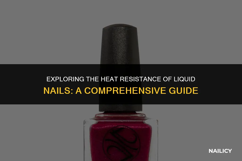 is liquid nails fire resistant