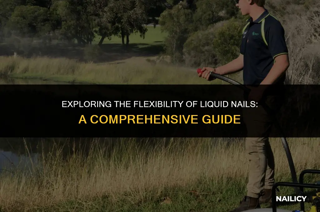 is liquid nails flexible