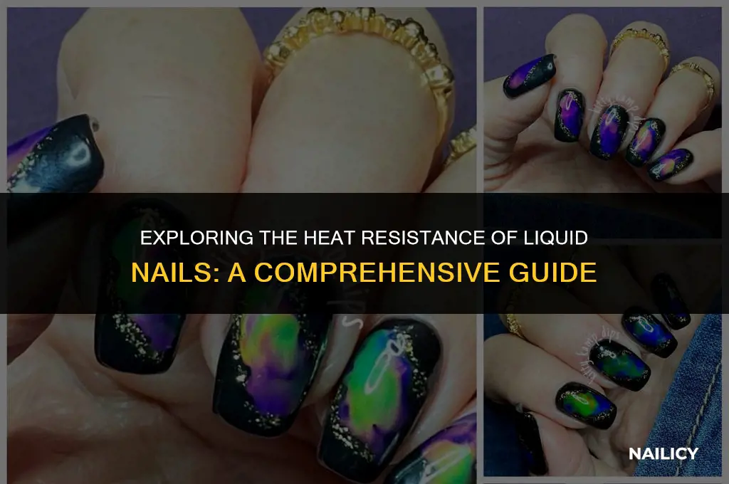 is liquid nails heat resistant