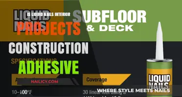 Liquid Nails for Interior Projects: A Reliable Construction Adhesive?