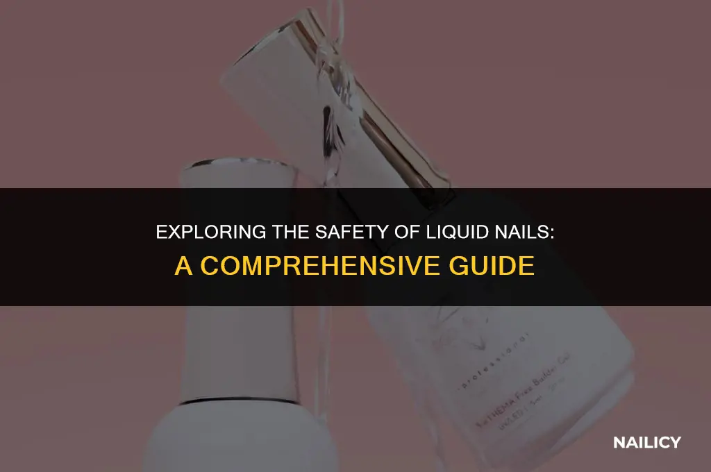 is liquid nails non toxic