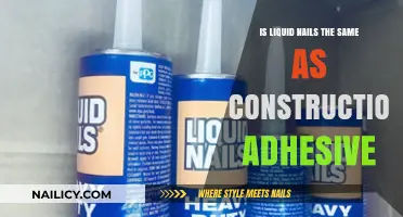 Liquid Nails vs. Construction Adhesive: Are They Interchangeable?