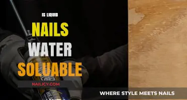 Exploring Solubility: Are Liquid Nails Water-Friendly?