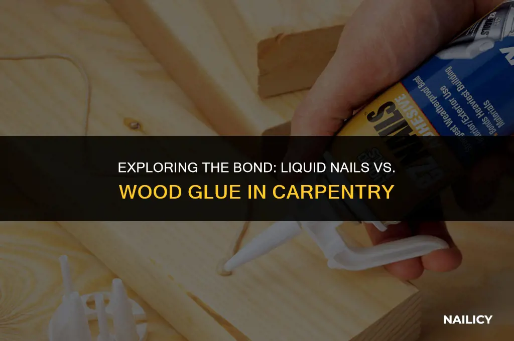 is liquid nails wood glue