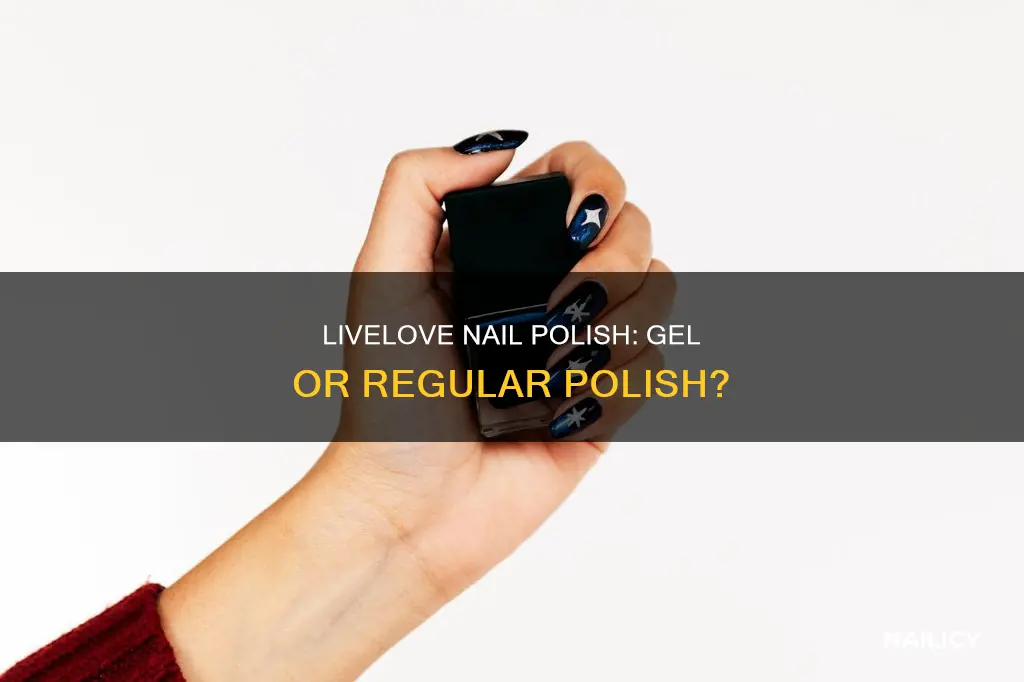 is livelove nail polish gel or regular polish
