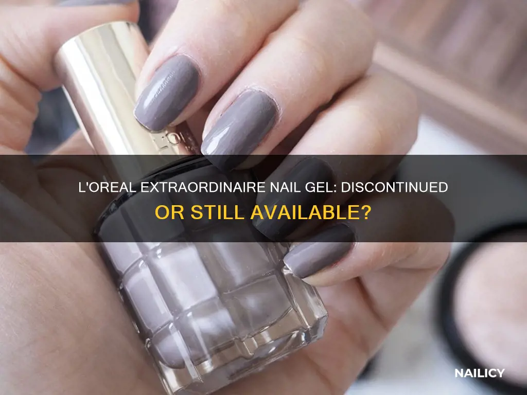 is loreal extraordinaire nail gel discontinued
