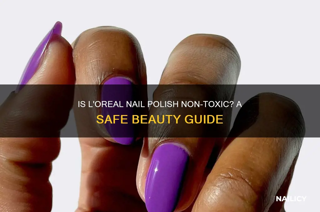is loreal nail polish non toxic