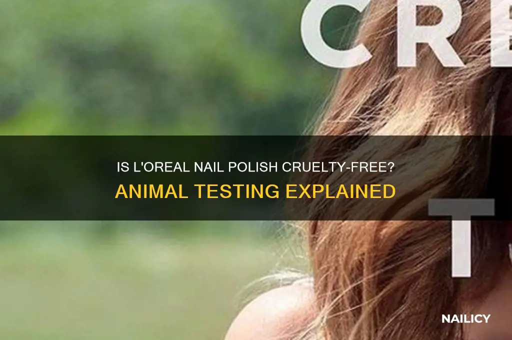is loreal nail polish tested on animals