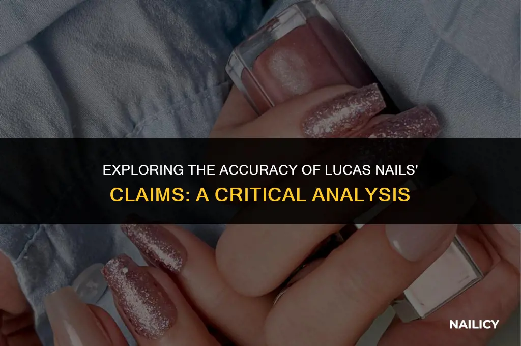 is lucas nails correct