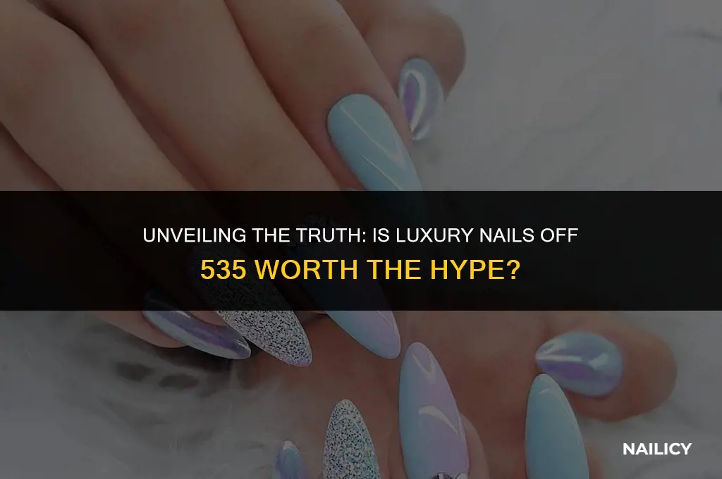 is luxury nails off 535