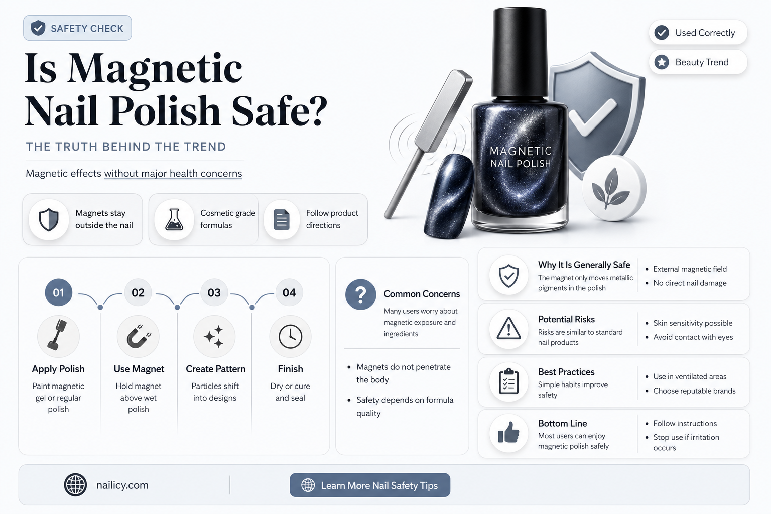 are magnetic nail polish safe