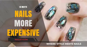 Unveiling the Cost Mystery: Matte Nails vs. Glossy Nails
