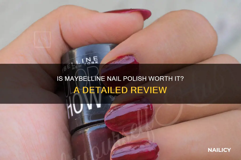 is maybelline nail polish good