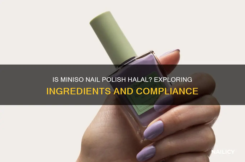 is miniso nail polish halal