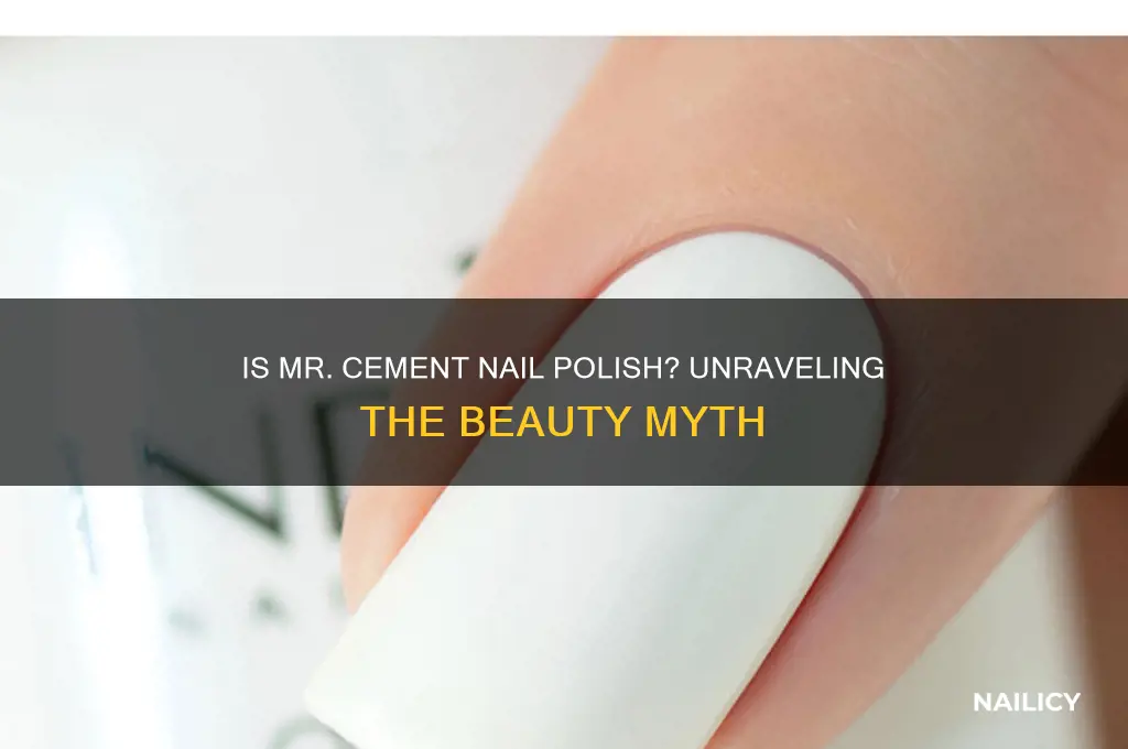 is mr cement really nail polish