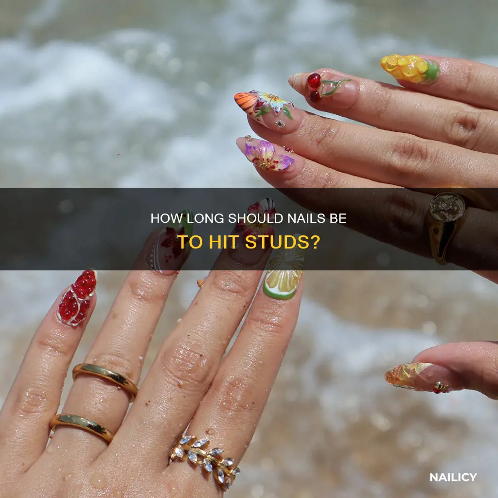 is my nails long enough to hit stud