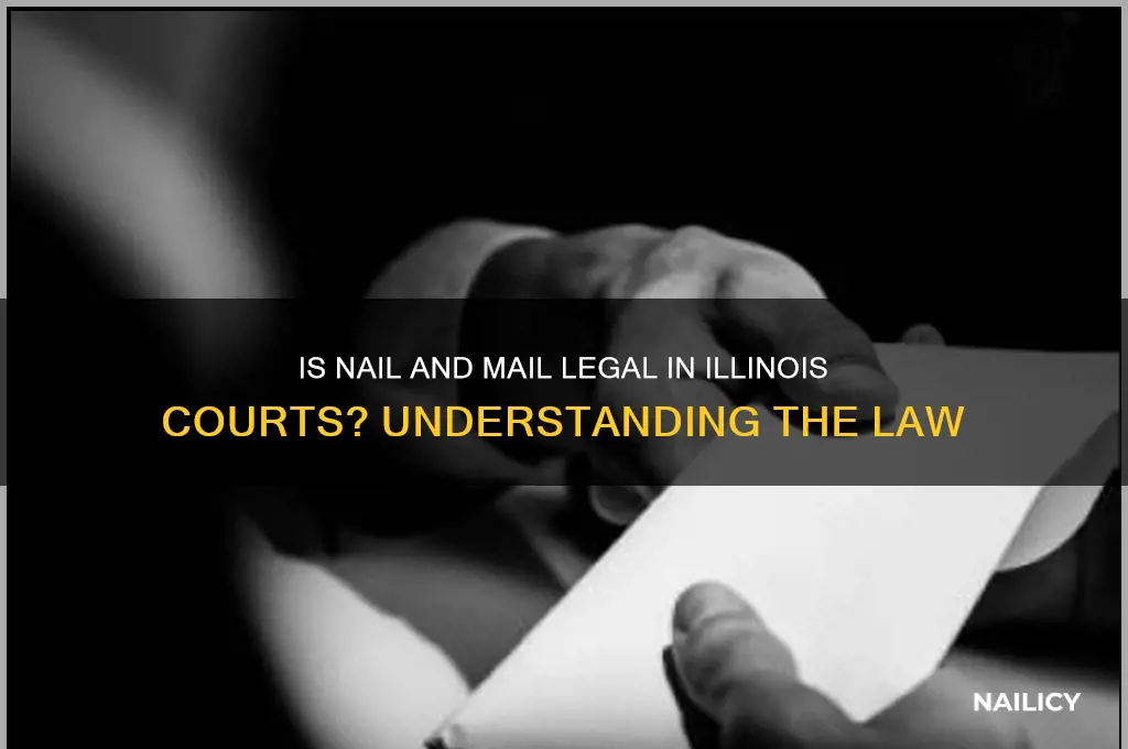 is nail and mail legal in illinois courts