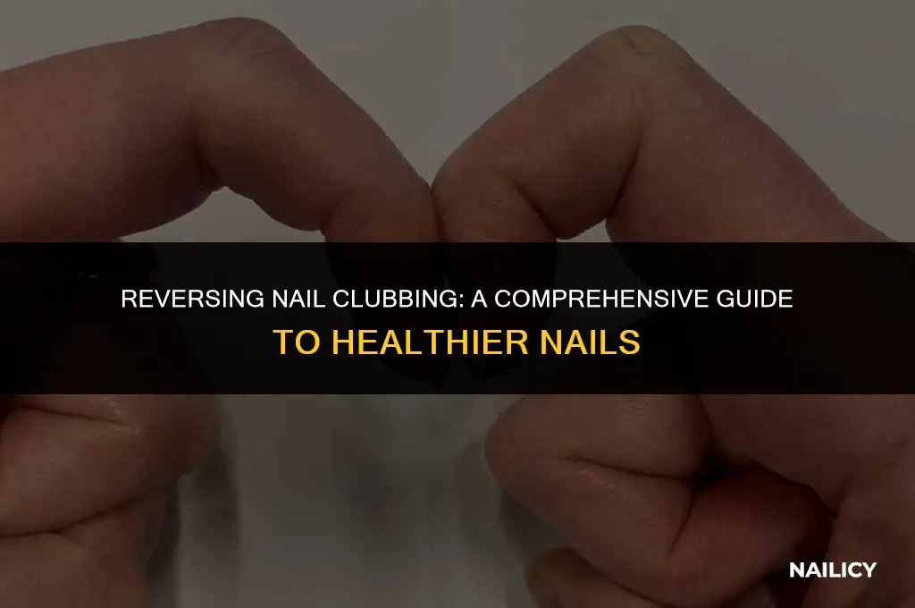 is nail clubbing reversible