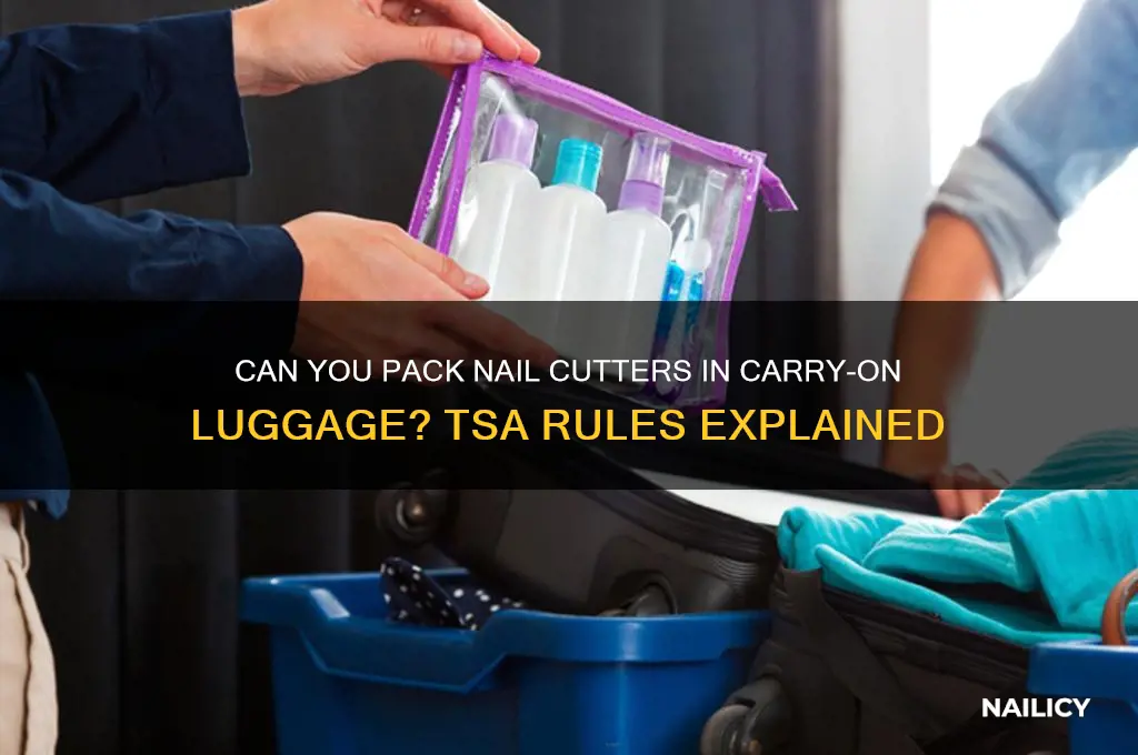 Can You Pack Nail Cutters In Carry-On Luggage? Tsa Rules Explained