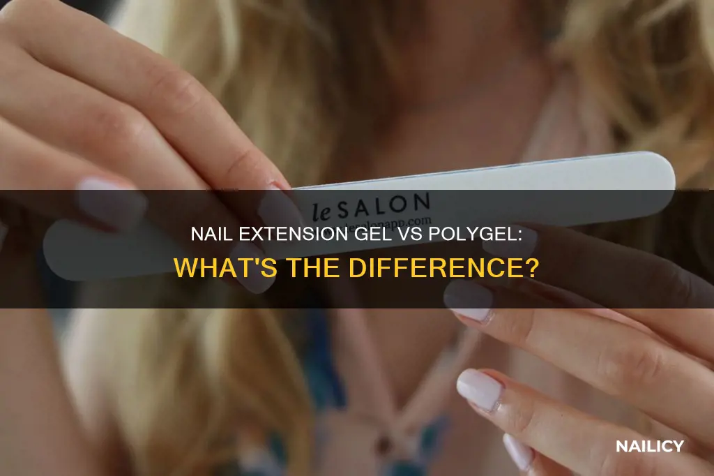 is nail extension gel the same as polygel